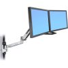 Ergotron Dual Monitor and Grip Kit, Mounting/Mounting (Silver)