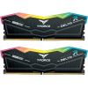 Team Group DDR5 32GB - 6600 - CL - 34 - Dual-Kit - DIMM - FF3D532G6600HC34DC01, Delta RGB, XMP, black