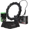 HULA HOP HHW11 BLACK KOMPLEKTS AR KROGĀM UN SVARU + BR163 BLACK PLUS IZMĒRA HMS JOSTA
