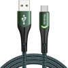 USB to USB-C Mcdodo Magnificence CA-7961 LED cable, 1m (green)