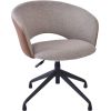 Task chair KARINA without castors, beige/light brown