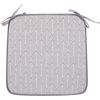 Chair pad RETRO 39x39cm, grey