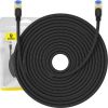 Braided network cable cat.7 Baseus Ethernet RJ45, 10Gbps, 25m (black)