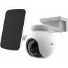 Ezviz EB8 2in1 komplekts 4G āra 3MP 2K sfēriskā IP panorāmas un tiltējoša novērošanas kamera + saules panelis E balts