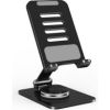iLike Universal  ST2 Metal Smartphone Stand with Adjustable Perfect Angle&360 Rotation platform Black