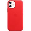 Apple -  Leather Case with MagSafe for iPhone 12 mini Red