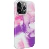 Evelatus iPhone 15 Pro Max Premium Silicone case Customized Print Apple Purple