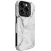 Evelatus iPhone 15 Pro Armor case TPU+PC Customized Print Design Apple Marble White