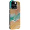 Evelatus iPhone 15 Pro Max PC Customized Print Design Marble Apple Gold