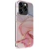 Evelatus iPhone 15 Pro Max PC Customized Print Design Marble Apple Pink