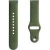 Evelatus 22mm Silicone Loop (130mm M/L)  Dark Green