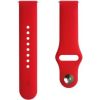 Evelatus 20mm Silicone Loop (130mm M/L)  Red