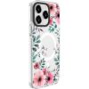 Evelatus iPhone 15 Pro Max PC+TPU With MagSafe Customized Print Flower Apple Transparent