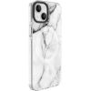 Evelatus iPhone 15 PC+TPU With MagSafe Customized Print Apple Marble White