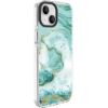Evelatus iPhone 15 PC+TPU With MagSafe Customized Print Apple Blue Marble