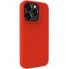 Evelatus iPhone 15 Pro Premium Magsafe Soft Touch Silicone Case Apple Red