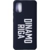 Evelatus Samsung A41 Soft Touch Silicone Case DR Logo N2 White  Black