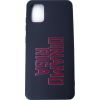 Evelatus Samsung A41 Soft Touch Silicone Case DR Logo N2 Red  Black