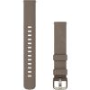 Garmin watch strap Lily 2 Nylon, coffee/cream gold