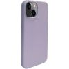 iLike iPhone 14 Silicone plastic case Eco Print Design Flower Apple Purple