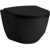 Laufen pods Pro Rimless, stiprināms pie sienas, 360x530 mm, matēts melns