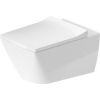 Duravit pods Viu Rimless, stiprināms pie sienas, 370x570 mm, Durafix, balts