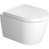 Duravit pods ME by Starck Compact Rimless, stiprināms pie sienas, 370x480 mm, Durafix, balts WG