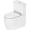 Duravit poda apakša Qatego Rimless, 390x660 mm, universāls izvads, balts