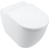 Villeroy & Boch pods Subway 3.0 Rimless, stiprināms uz grīdas, 370x560 mm, TwistFlush, SupraFix, balts CP + AntiBac