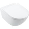 Villeroy & Boch pods Subway 3.0 Rimless, stiprināms pie sienas, 370x560 mm, TwistFlush, SupraFix, balts