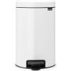 Brabantia atkritumu tvertne ar pedāli NewIcon, 20l, balta