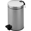 Keuco atkritumu tvertne ar pedāli Plan, 5l, hroms Papīra - atkritumu grozi