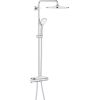 Grohe dušas sistēma ar termostatu Rainshower Mono 310, rokas duša Euphoria 110 Massage, 9.5l/min, hroms