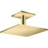 Hansgrohe dušas galva ar turētāju Axor ShowerSolutions 300/300 1jet, no griestiem, brushed brass