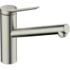 Hansgrohe virtuves izlietnes maisītājs Zesis M33-150 1jet, stainless steel finish