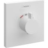 Hansgrohe iebūvējamā termostata ShowerSelect virsapmetuma daļa, matēts balts