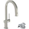 Hansgrohe virtuves izlietnes maisītājs ar izvelkamu dušu Aqittura M91 FilterSystem 210, (bez filtra), stainles