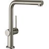 Hansgrohe virtuves izlietnes maisītājs ar izvelkamu dušu Talis M54 270 1jet, stainless steel