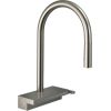 Hansgrohe virtuves izlietnes maisītājs ar izvelkamu dušu Aquno Select M81 170 3jet, stainless steel + sBox