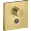 Hansgrohe iebūvējamā termostata ShowerSelect Square virsapmetuma daļa, ar 1 izeju un papildu izeju, brushed br