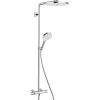 Hansgrohe dušas sistēma ar termostatu Raindance Select S 300 2jet/Raindance Select S 120 3jet, balts/hroms