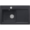Villeroy & Boch virtuves izlietne Subway 60 XL Flat, viena bļoda ar plauktu, 965x475 mm, kreisā puse, ebony CP Кухонные раковины
