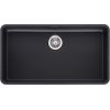 Reginox virtuves izlietne Ohio 80x42 (L), viena bļoda, 840x460 mm, jet black