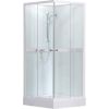 Roth Simple Square 800x800mm h2050 dušas kabīne komplektā paliktnis, sifons un maisītājs, balts/caur Dušas kabīnes