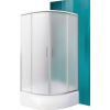 dušas stūris Portland Neo, 900x900 mm, h=1650, r=550, briliants/matēts stikls