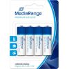 Media Tech BATTERY ALKALINE AA 1.5V/4PCS MRBAT104 MEDIARANGE