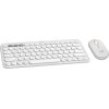 LOGITECH Pebble 2 Bluetooth Keyboard Combo - TONAL WHITE - US INT'L