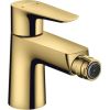 Hansgrohe bidē maisītājs Talis E, ar pop-up, polished gold optic