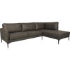 Corner sofa SOFIA RC, greenish brown