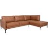 Corner sofa SOFIA RC, brown